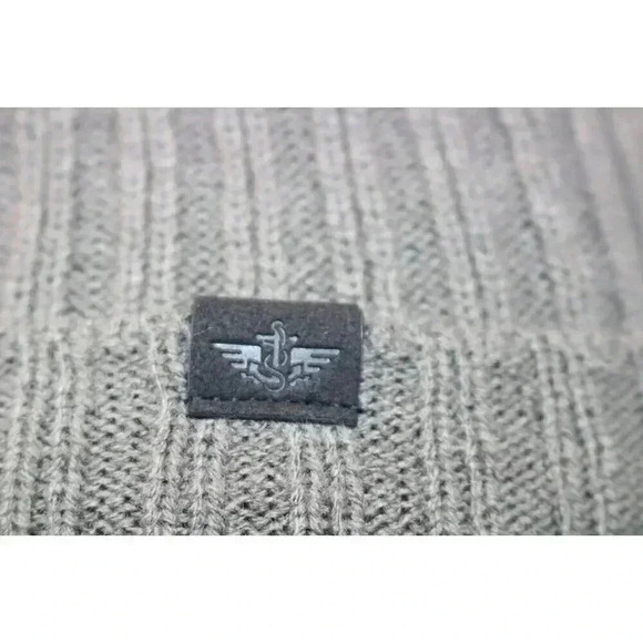 Docker's Fleece Lined Gray Beanie Hat-One Size - Picture 2 of 8